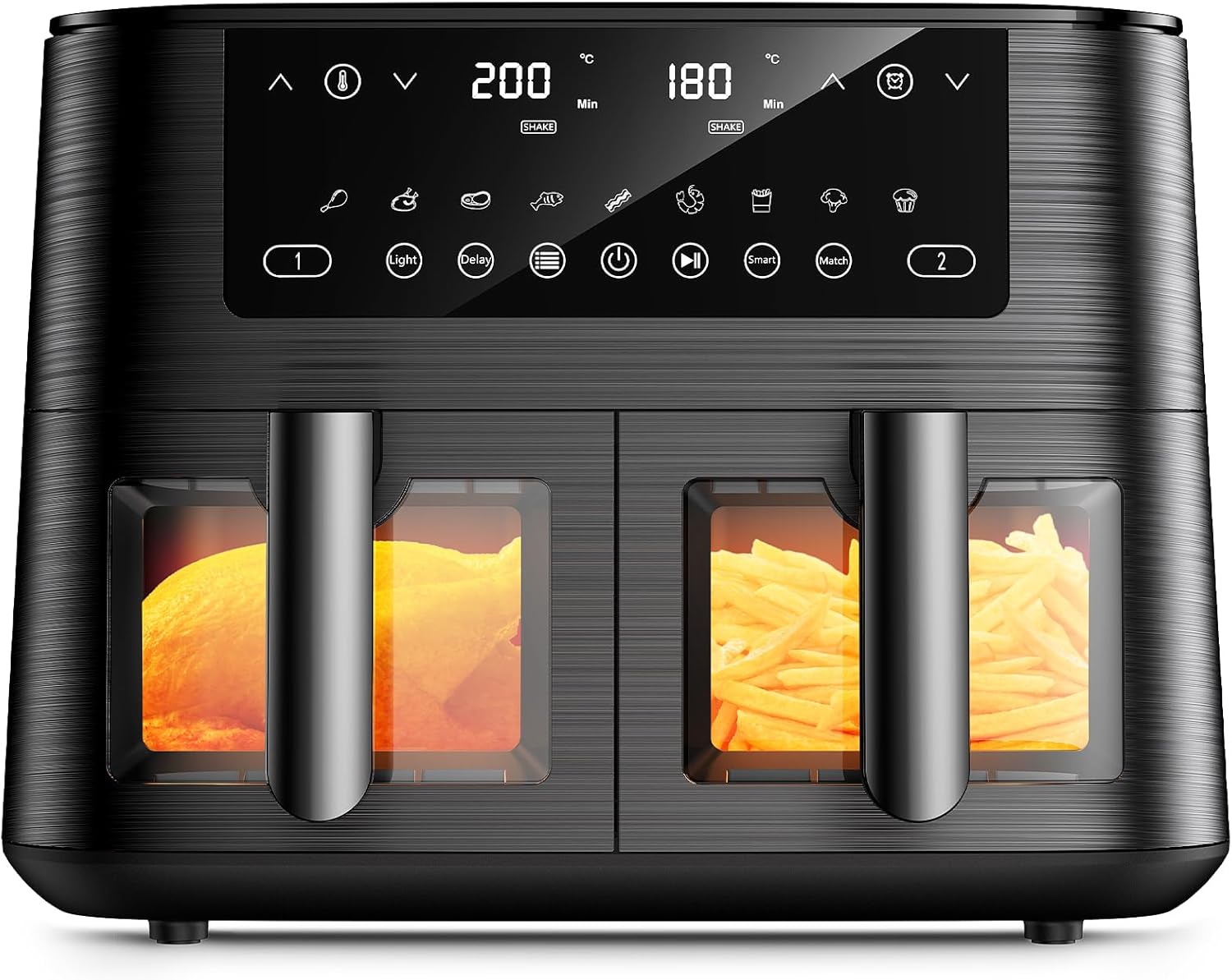 Cookwise 9L Dual Air Fryer with Visual Window — healthier cooking for the whole family